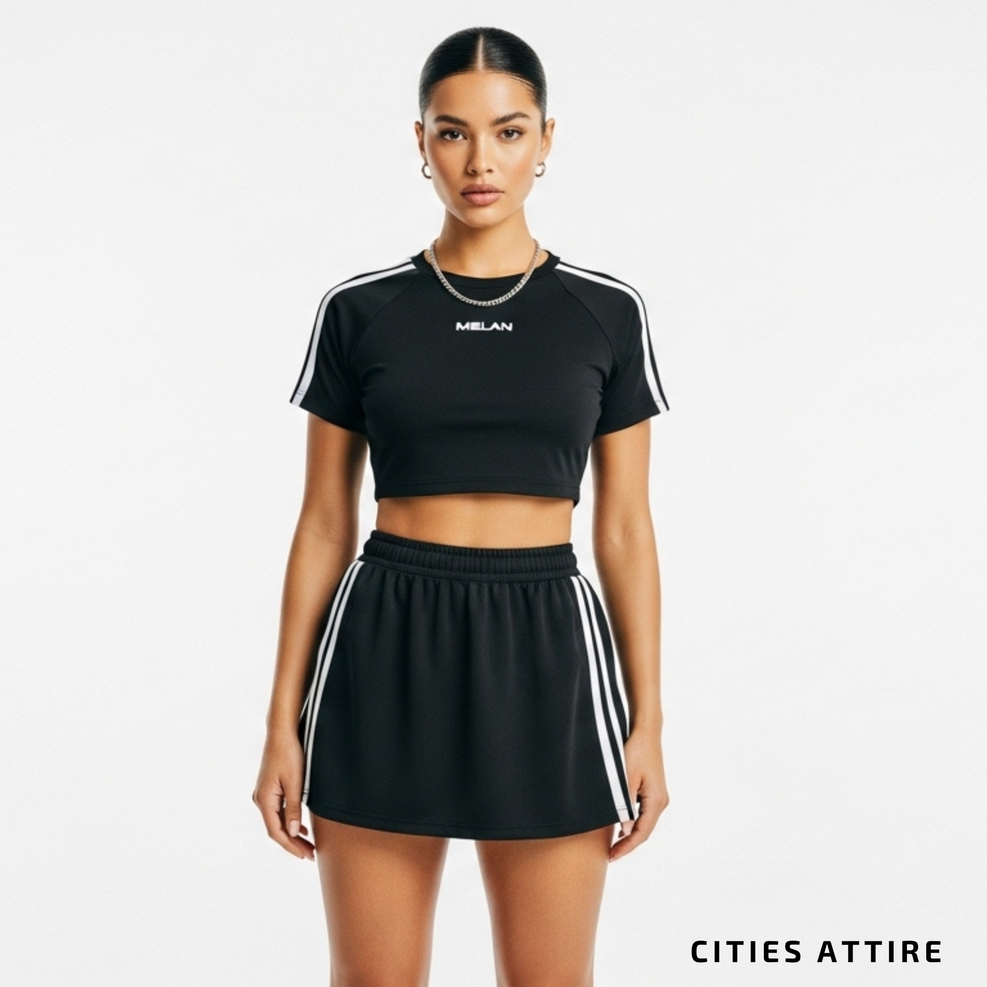 Taped Cooling Performance Crop Top