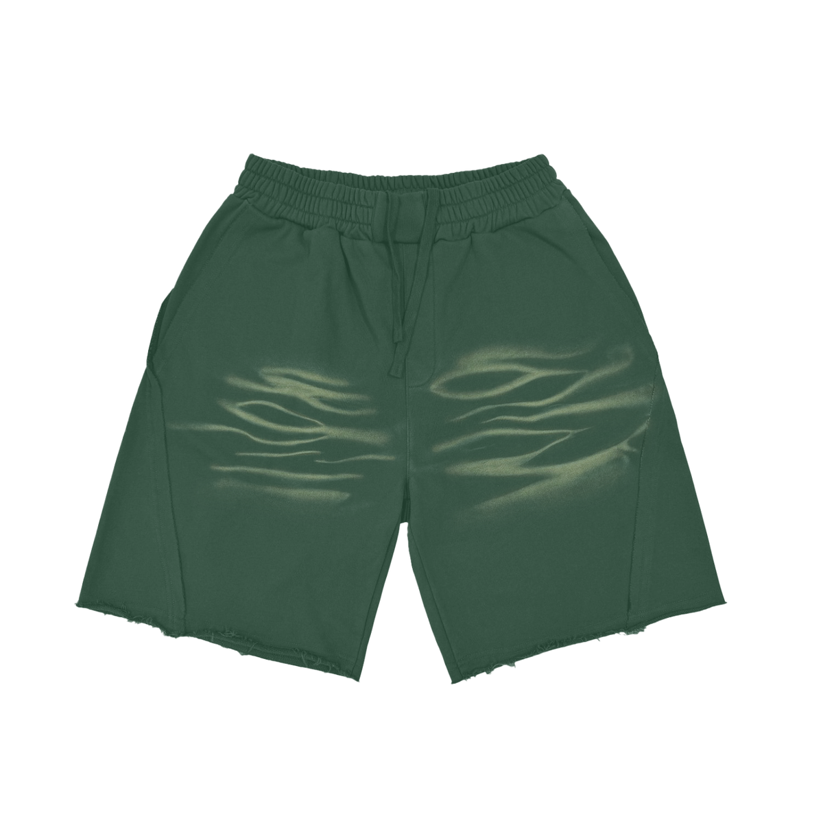 Heavyweight  Vintage Washed  Tiger Stripes Shorts